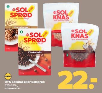 Ota solknas eller solsprød