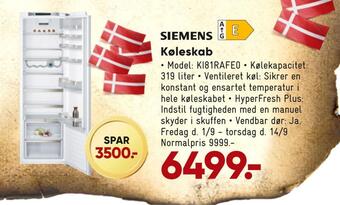 Bilka Køleskab tilbud