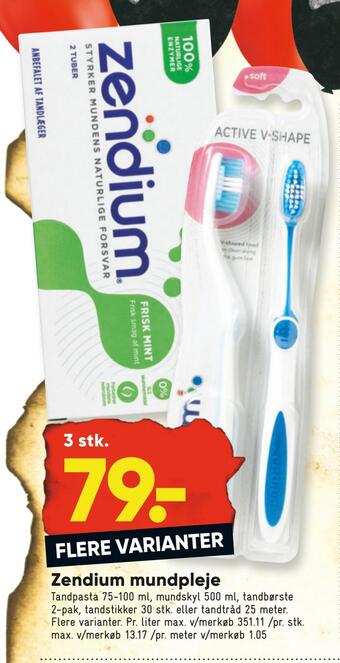 Bilka Zendium mundpleje tilbud
