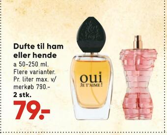 Bilka Dufte til ham eller hende tilbud