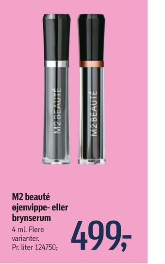 M2 beauté øjenvippe- eller brynserum
