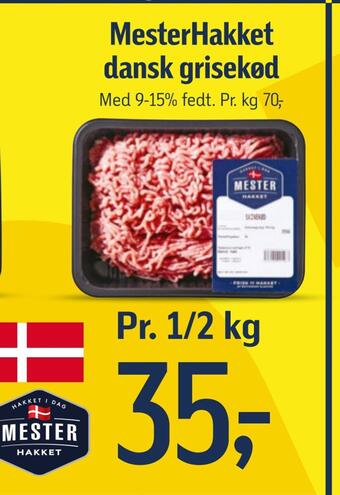 Føtex Mesterhakket dansk grisekød tilbud