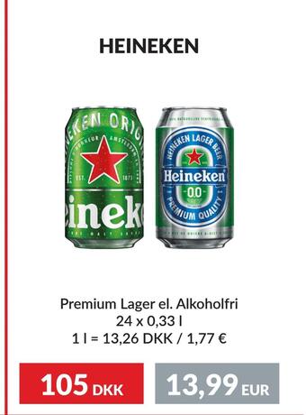 Nielsen's Discount Heineken tilbud