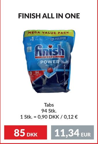 Nielsen's Discount Finish all in one tilbud