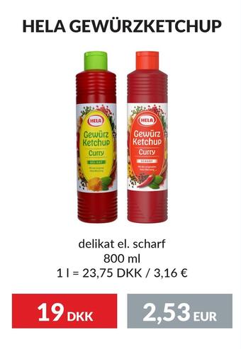 Nielsen's Discount Hela gewürzketchup tilbud