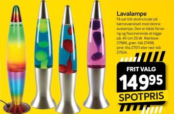 Din Isenkræmmer Ukendt lavalampe tilbud