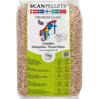 Fleggaard Scanpellets 6mm træpiller 15 kg tilbud