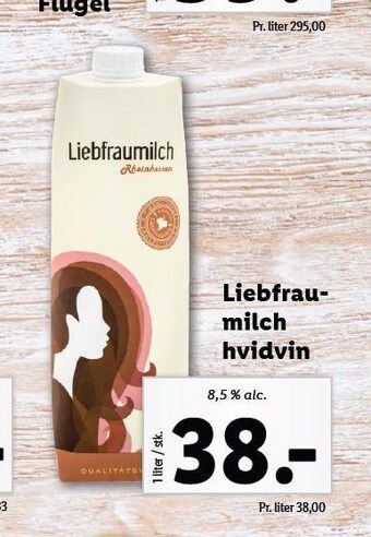 Lidl Liebfraumilch hvidvin tilbud