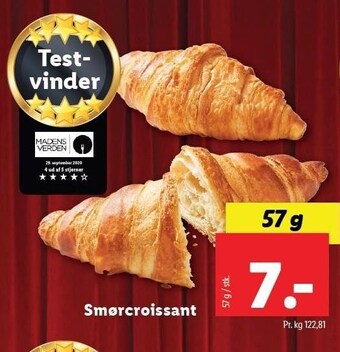Lidl Smørecroissant tilbud