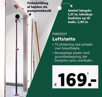 Lidl Parkside loftstøtte tilbud