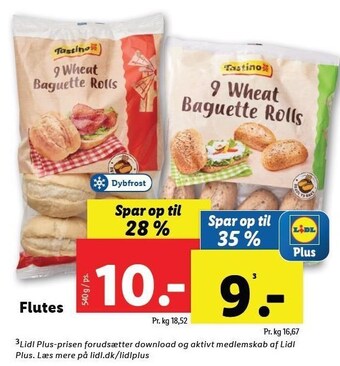 Lidl Tastino flutes tilbud