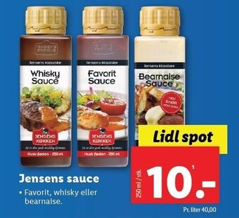 Lidl Jensens sauce tilbud