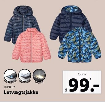 Lidl Letvægtsjakke tilbud
