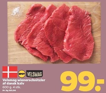Netto Velsmag wienerschitzler af dansk kalv tilbud