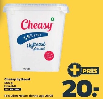 Netto Cheasy hytteost tilbud