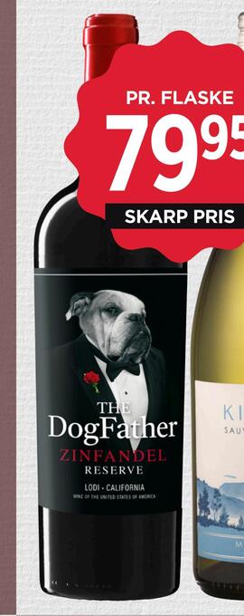 MENY The dogfather zinfandel lodi reserve tilbud
