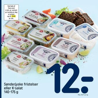 REMA 1000 Sønderjyske fristelser eller k-salat tilbud