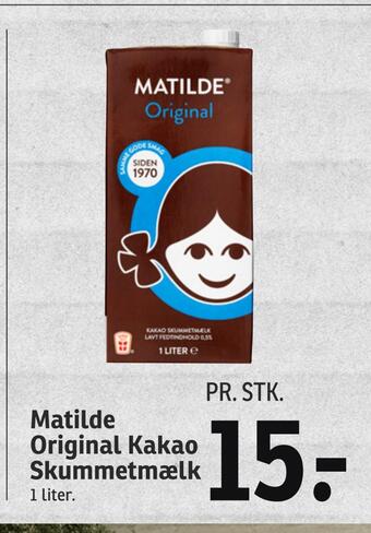 SPAR Matilde original kakao skummetmælk tilbud