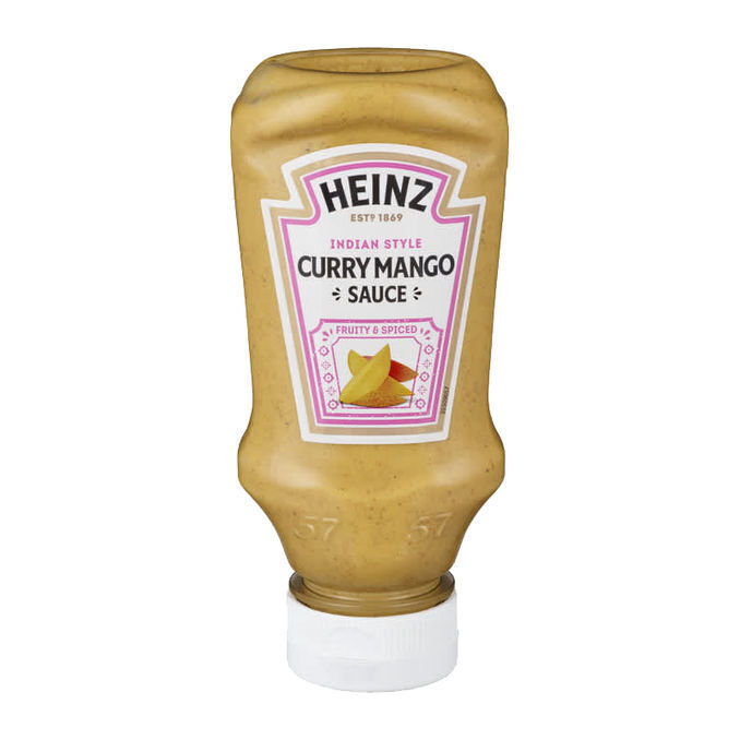 Heinz 2 x heinz curry mango sauce 225g tilbud hos Motatos