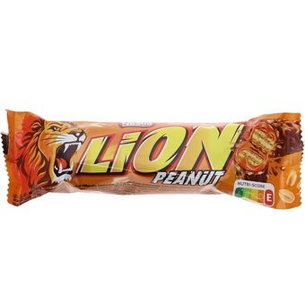 Lion | 4 x lion bar peanut | slik & snacks > chokolade