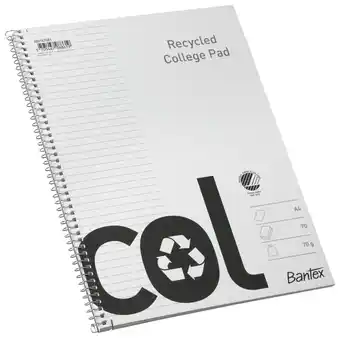 Harald Nyborg Bantex kollegieblok linjeret a4 eco tilbud