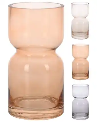 Harald Nyborg Vase røgfarvet glas h. 22 cm tilbud