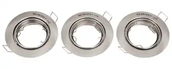 Harald Nyborg Bright design downlight gu10 ip20 3-pak tilbud