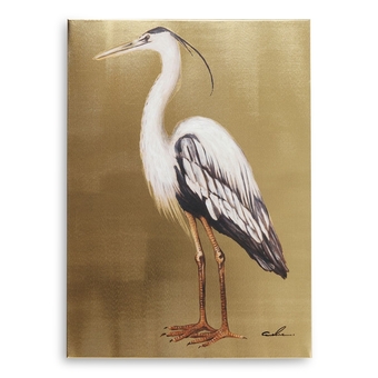 Touched heron