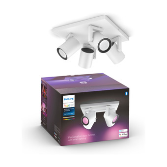 Punkt1 Philips hue wca argenta quadruple spotlight hvid tilbud
