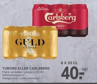 MENY TUBORG ELLER CARLSBERG tilbud