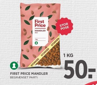 MENY FIRST PRICE MANDLER tilbud