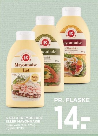 K-SALAT REMOULADE ELLER MAYONNAISE