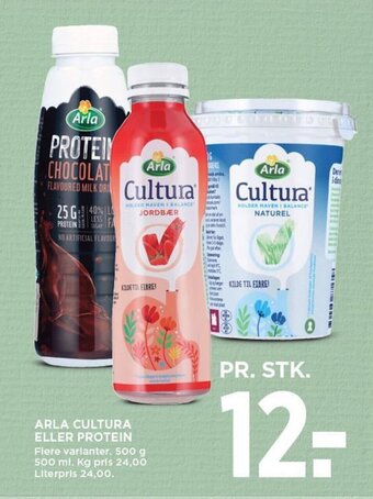MENY ARLA CULTURA ELLER PROTEIN tilbud