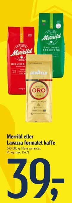 Føtex Mellemristet kaffe formalet tilbud