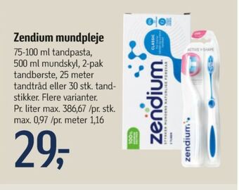 Føtex Zendium tandpasta tilbud