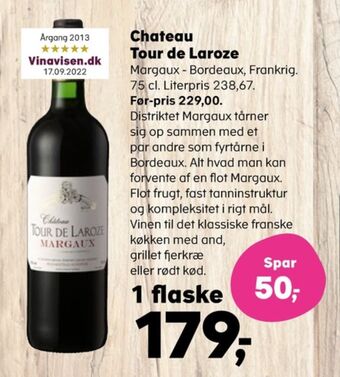 Kvickly Ukendt fransk rødvin tilbud