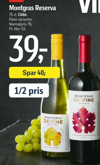 Føtex Ukendt chilensk rødvin tilbud