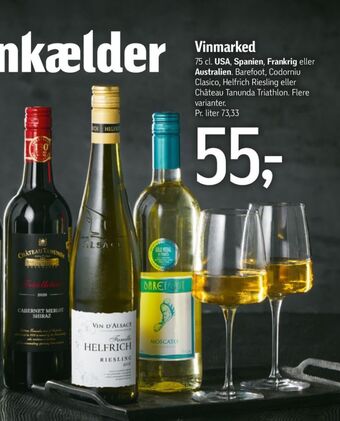 Føtex Ukendt australsk hvidvin tilbud
