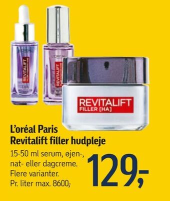 Føtex Revitalift serum tilbud
