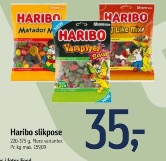 Føtex Matador mix slikposer tilbud