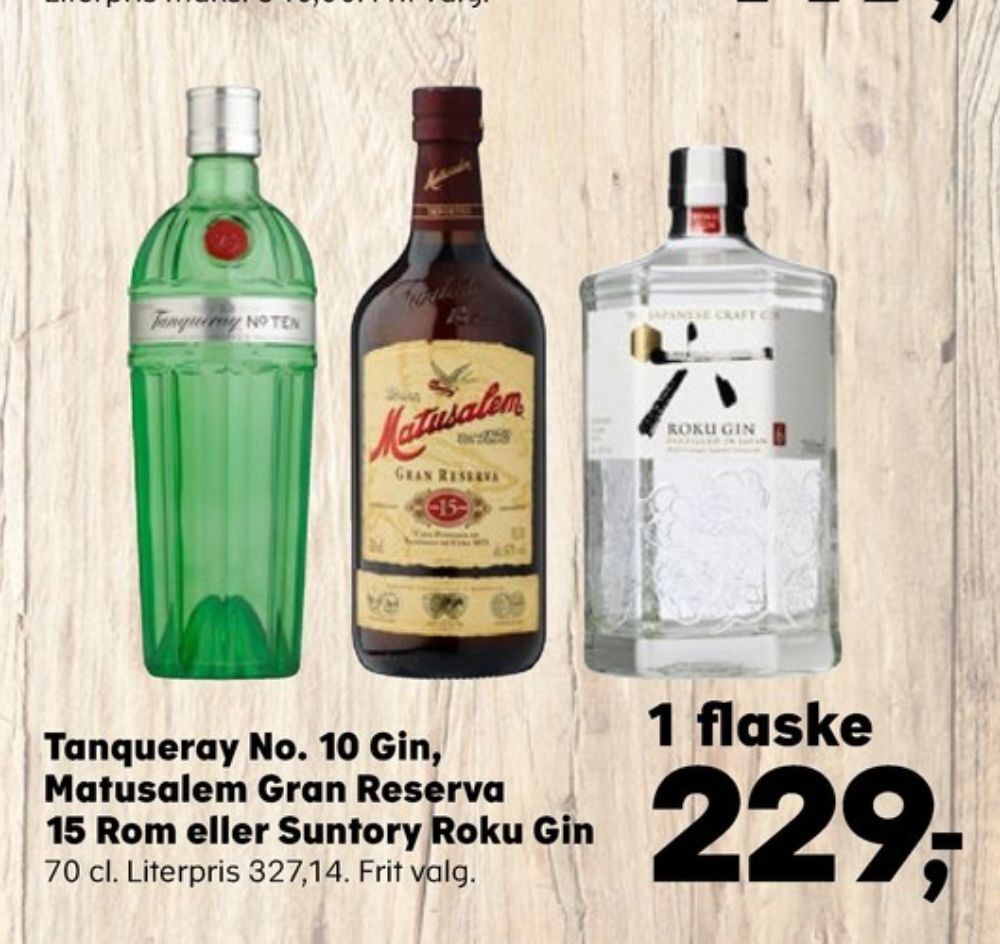 No. ten gin tilbud hos Kvickly