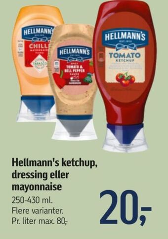 Føtex Hellmanns mayonnaise tilbud