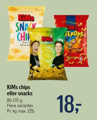 Føtex Kims chips tilbud