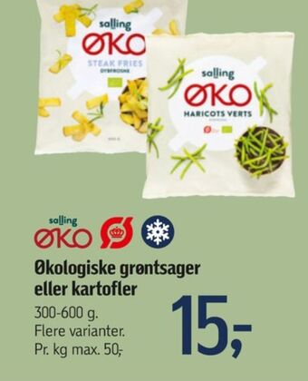 Føtex Salling øko stuvet spinat tilbud