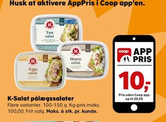 Kvickly K-salat hønsesalat tilbud
