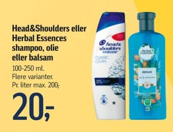 Føtex Head&shoulders shampoo tilbud