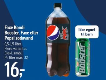 Føtex Faxe kondi sportssodavand tilbud