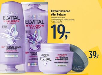 Føtex Elvital shampoo tilbud