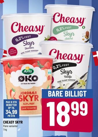 Løvbjerg Cheasy skyr skovbær tilbud