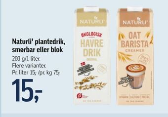 Føtex Naturli' havredrik tilbud